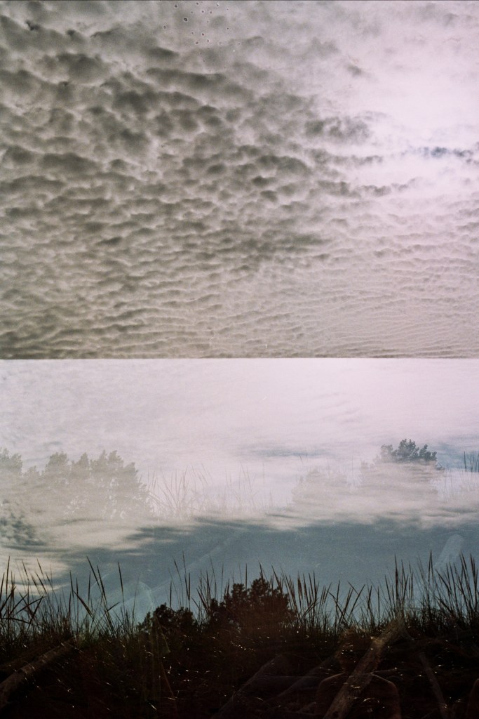 double exposed film photo of Park Point